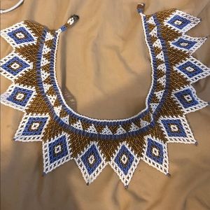 Bead statement necklace